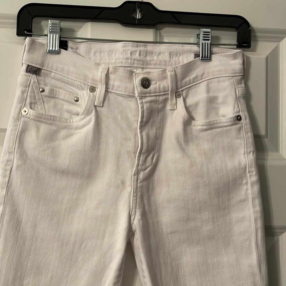 CITIZENS OF HUMANITY “Rocket high rise skinny”. Bright white, size 25. EXCELLENT